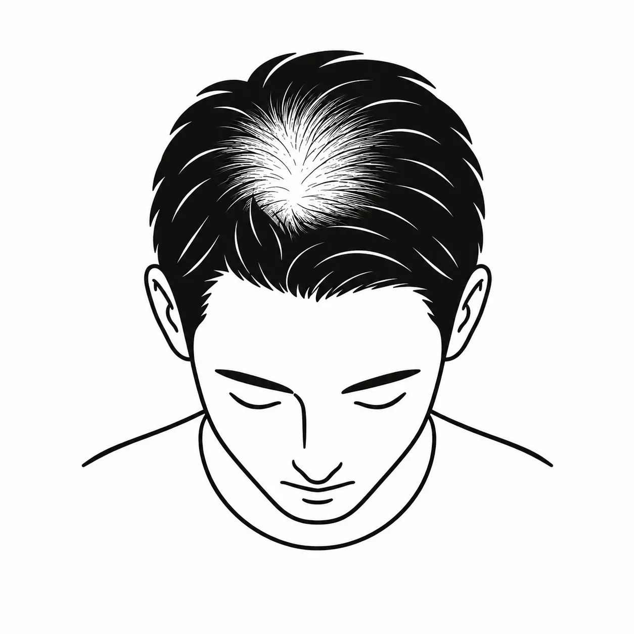 頭頂部の薄毛